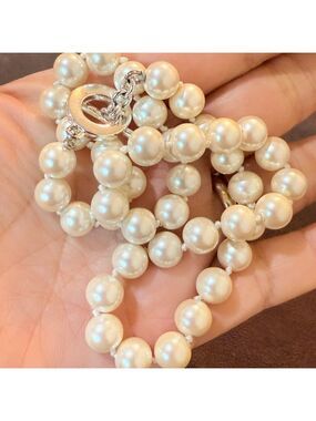 Carolee #15 Classic White faux Pearl Necklace